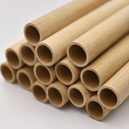 Bamboo Straws, 15cm, 100 pcs - image 2