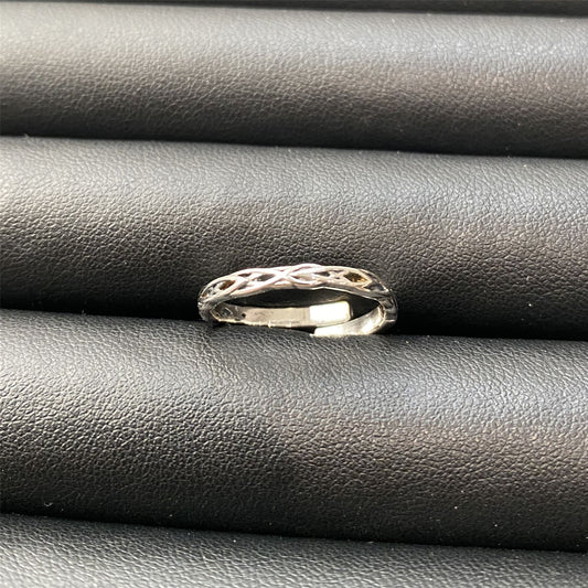 Silver-Plated Adjustable Ring (#61)