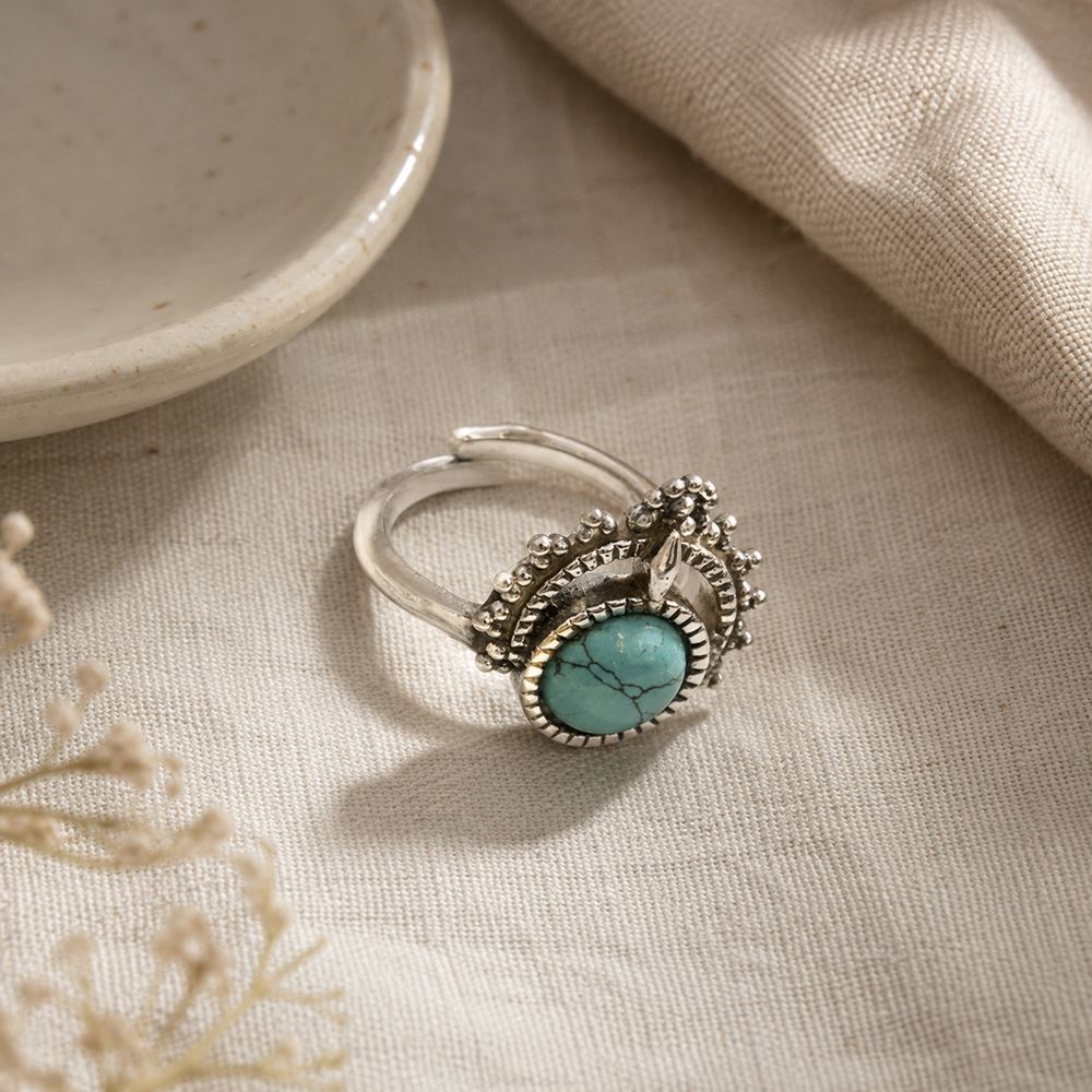 Silver-Plated Adjustable Ring (#11)