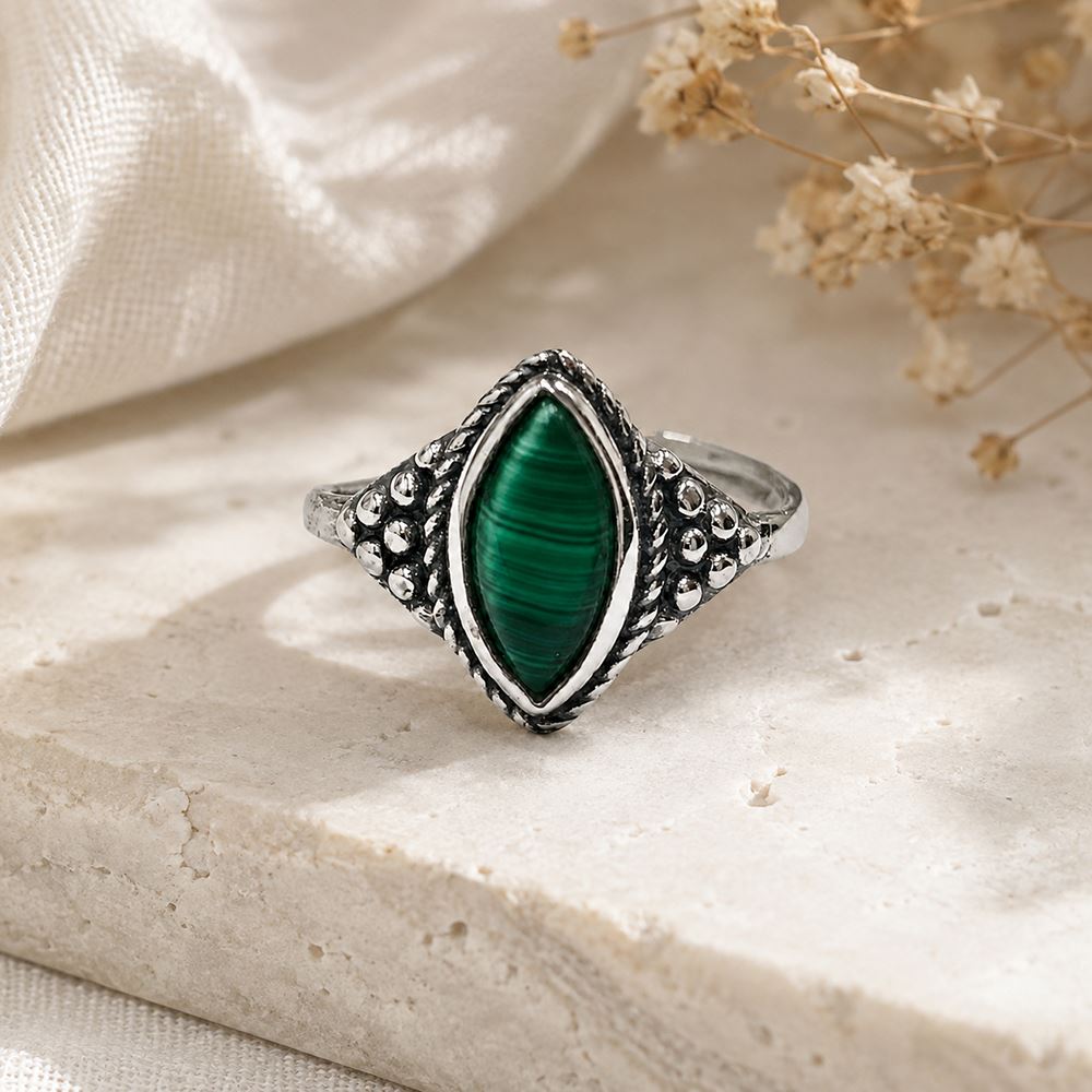 Silver-Plated Adjustable Ring (#01)