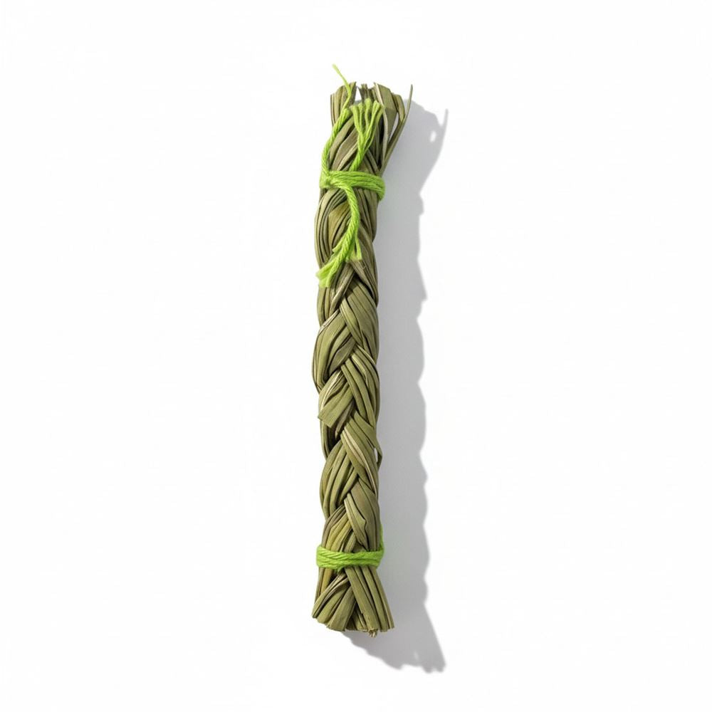 Smudge Stick, Braided Sweet Grass, 4"