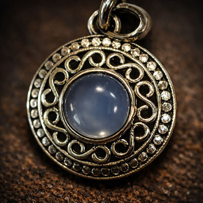 Silver-Plated Pendant (without Chain) (#03), 2x2cm