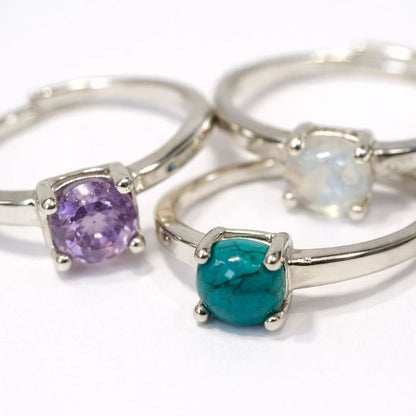 Silver-Plated Adjustable Ring (#32)