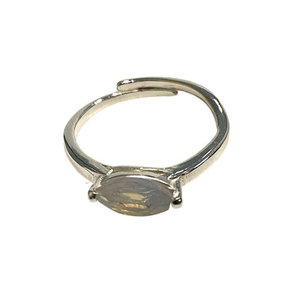 Silver-Plated Adjustable Ring (#34)