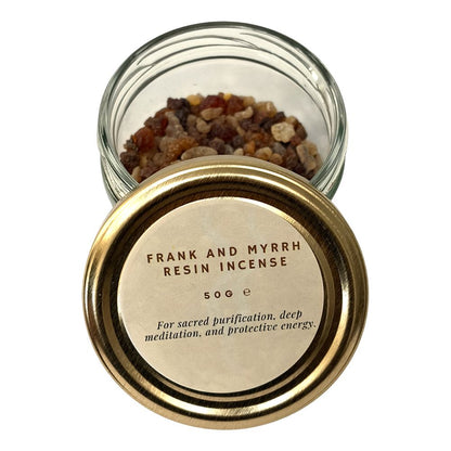 Resin Incense, 50g, Frank and Myrrh