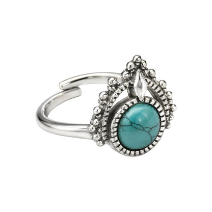 Silver-Plated Adjustable Ring (#11)