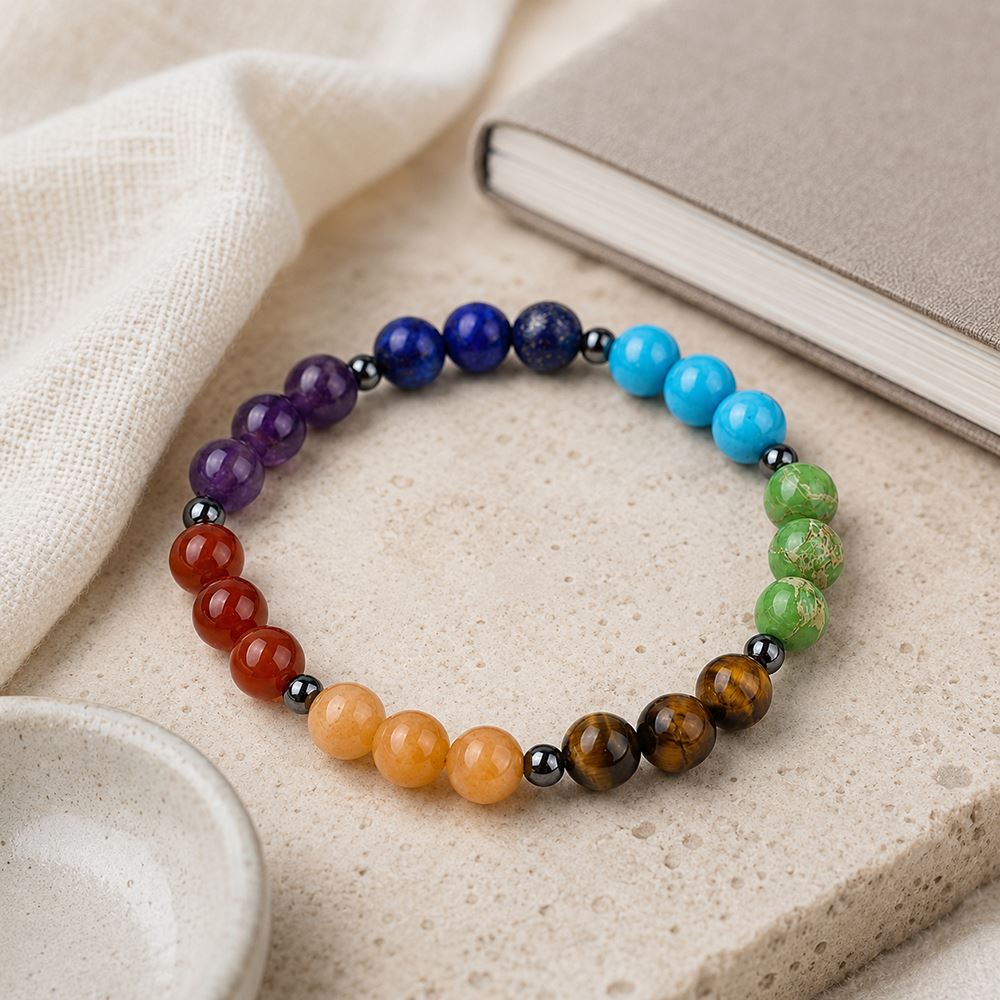 Chakra Gemstone Stretch Bracelet