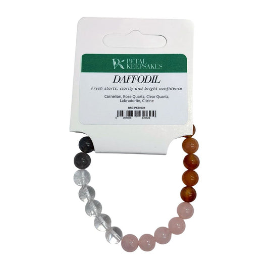 Petal Keepsakes Gemstone Bracelet, Daffodil - Wholesale UK - Global 1st