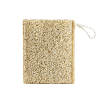 Natural Loofah Rectangular Pouch, 10x9cm