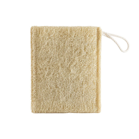 Natural Loofah Rectangular Pouch, 10x9cm