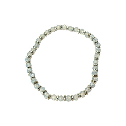 Silver Plated Stretch Bracelet with Gemstones - image 17