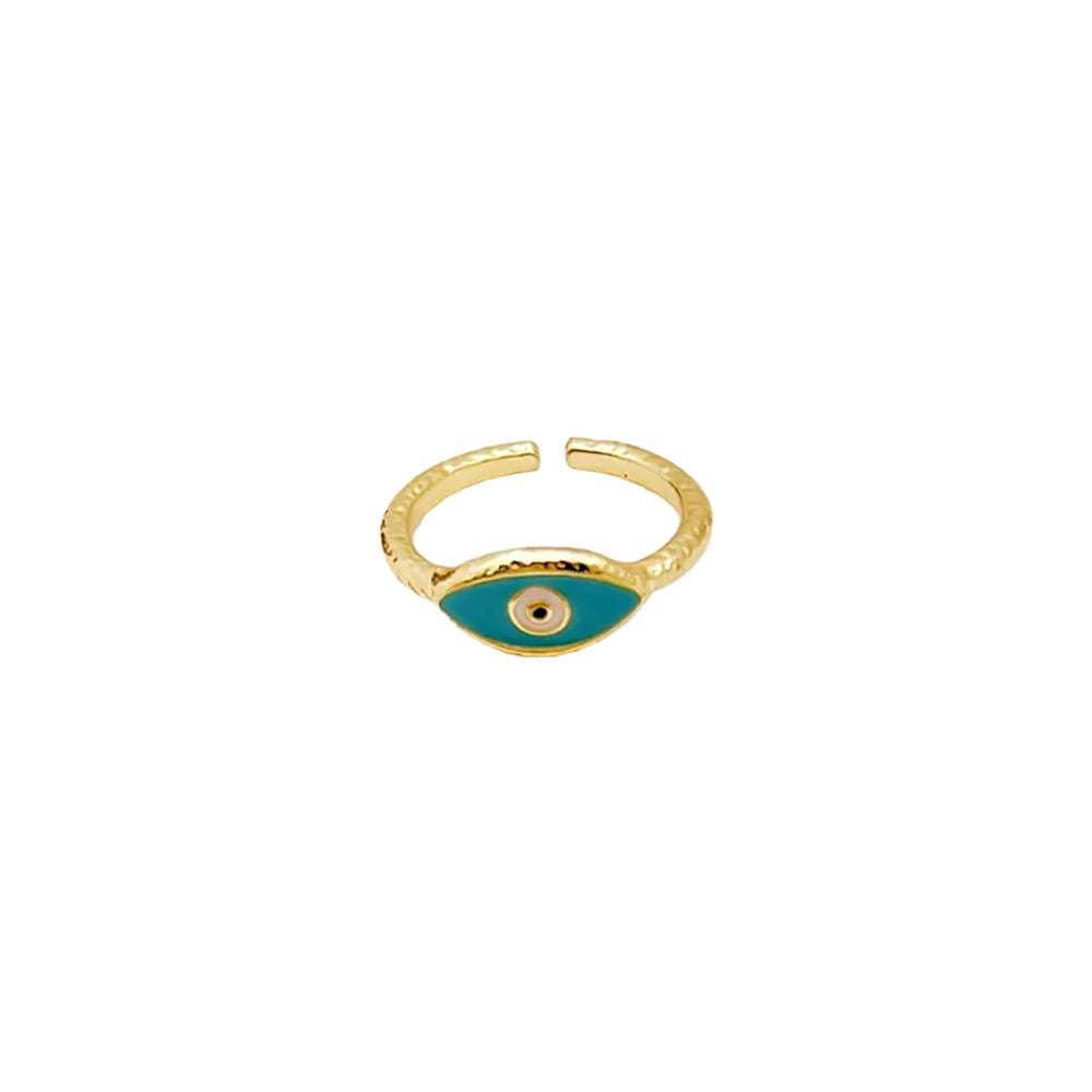 Evil Eye Ring, Gold, Eye of Elegance