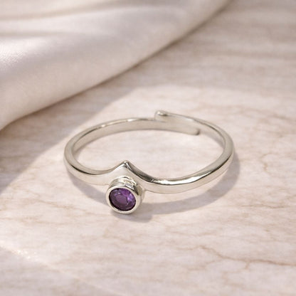 Silver-Plated Adjustable Ring (#31)