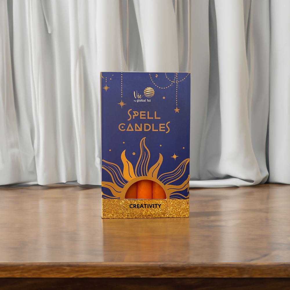 Spell Candles, Handmade & Unscented, Pack of 5