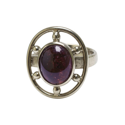 Silver-Plated Adjustable Ring (#13)