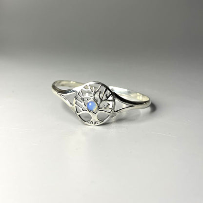 Silver-Plated Adjustable Tree of Life Cuff Bangle - image 11