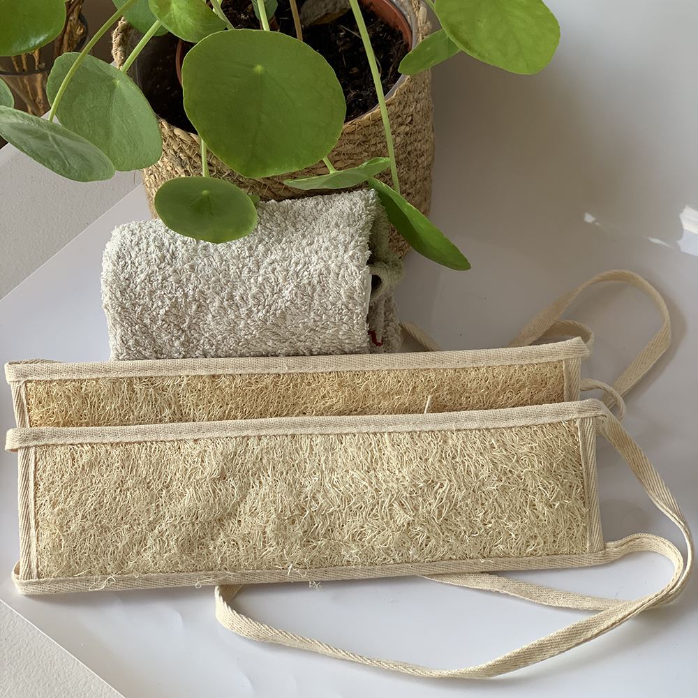 Loofah Back Scrubber, 28x8cm