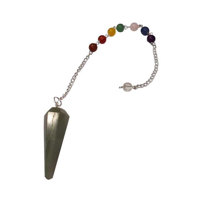 Pendulum with 7 Chakra Beaded Chain