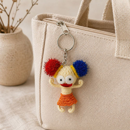Voodoo String Doll Keychain, 7cm - image 179