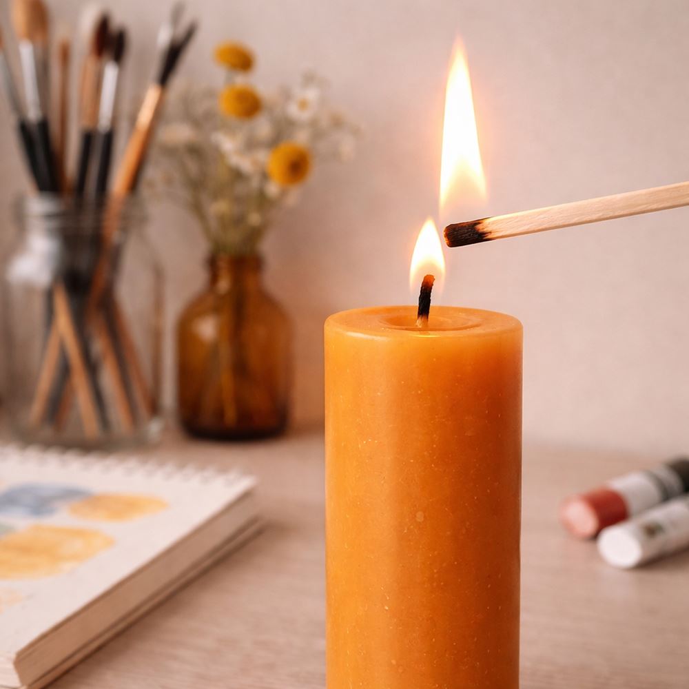 Spell Candles, Handmade & Unscented, Pack of 5