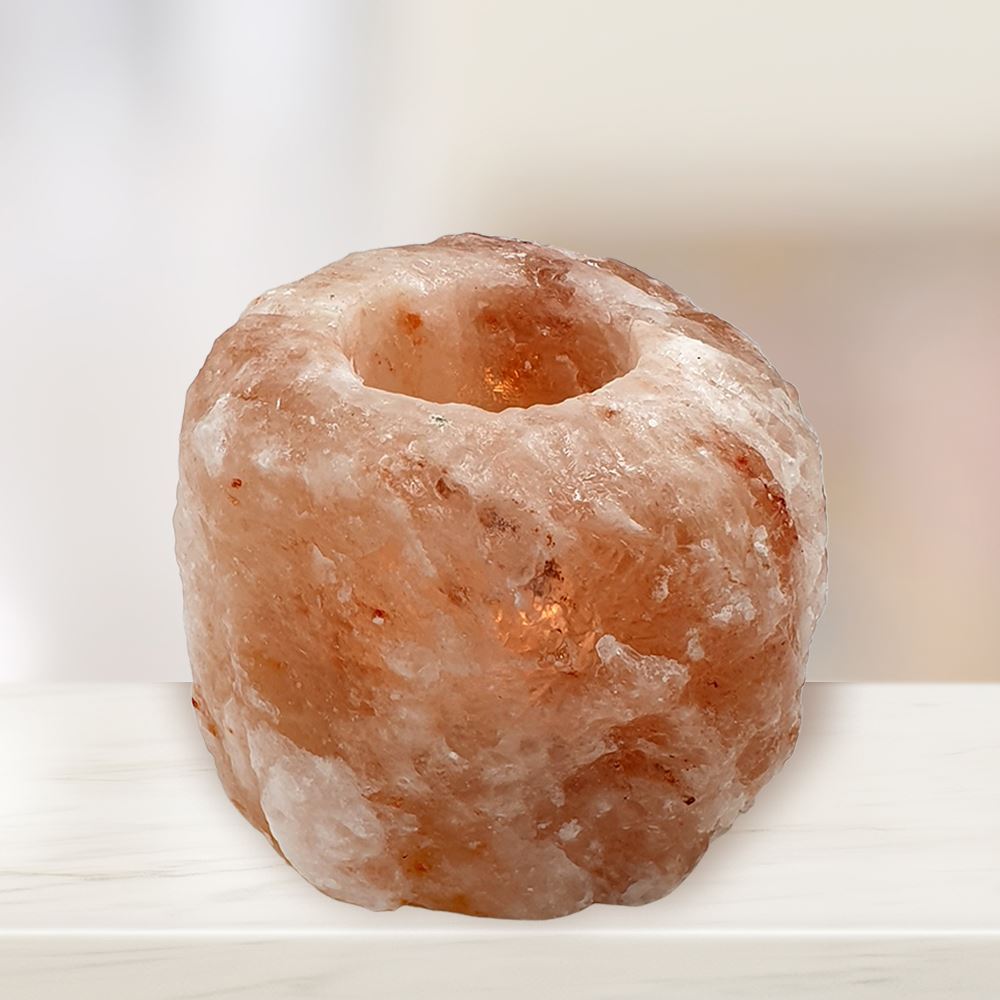 Himalayan Salt Rock Tealight Holder Small