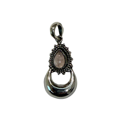 Silver-Plated Pendant (without Chain) (#10), 2.5x1.5cm