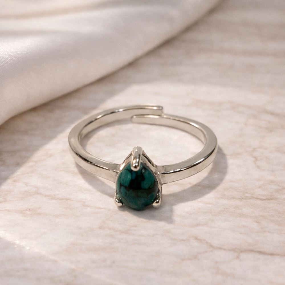 Silver-Plated Adjustable Ring (#35)