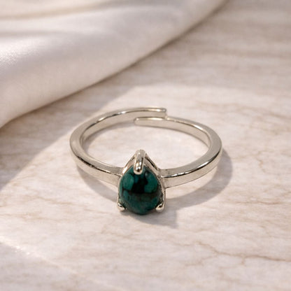 Silver-Plated Adjustable Ring (#35)