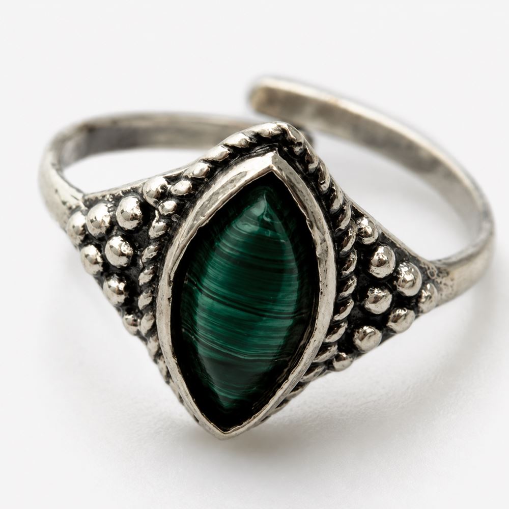 Silver-Plated Adjustable Ring (#01)