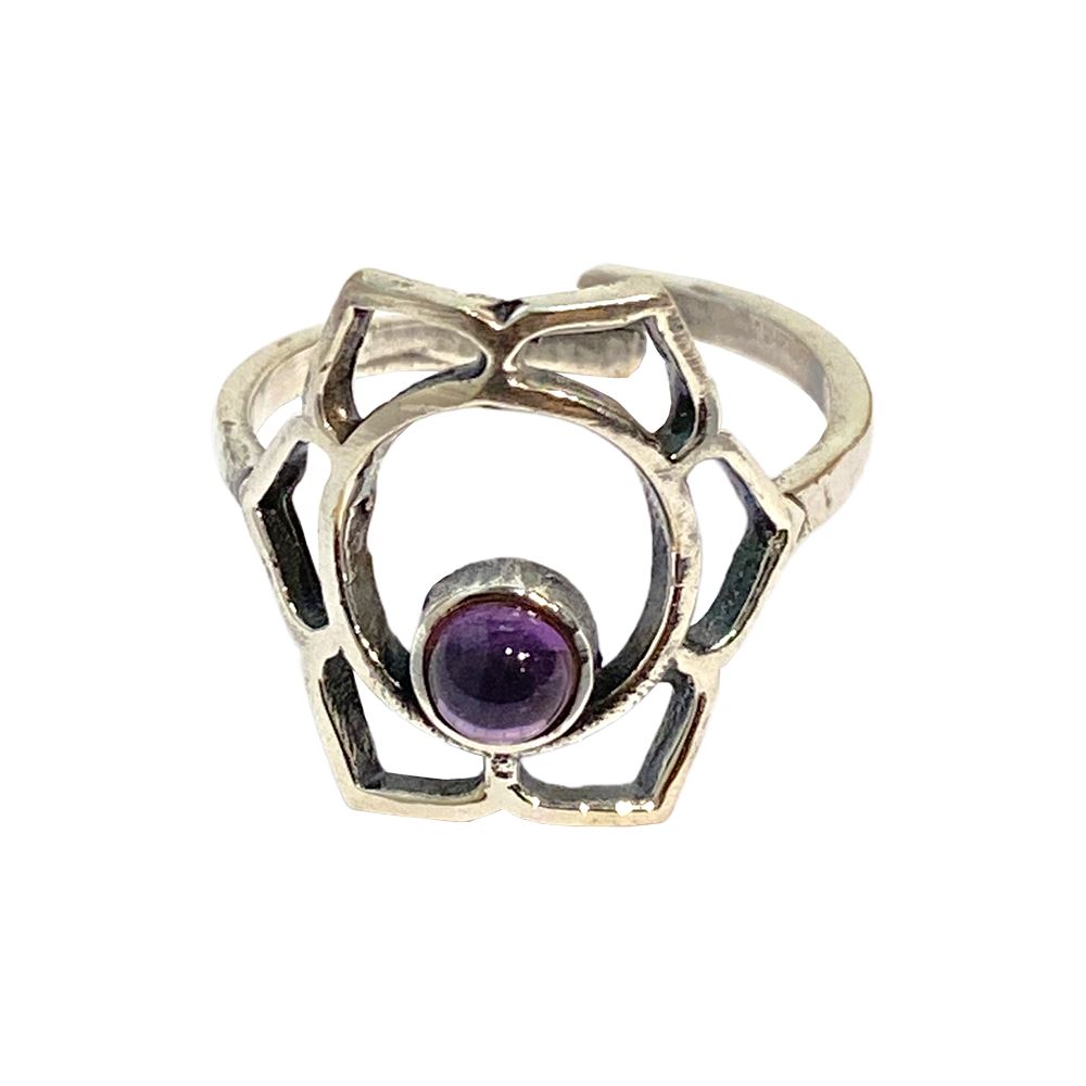 Silver-Plated Adjustable Ring - image 9