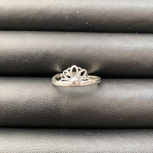 Silver-Plated Adjustable Ring (#63)