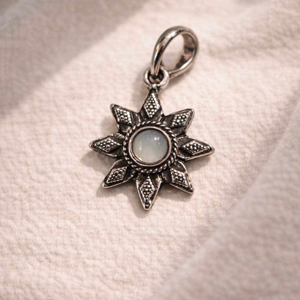 Silver-Plated Pendant (without Chain) (#04), 1.5x1.5cm