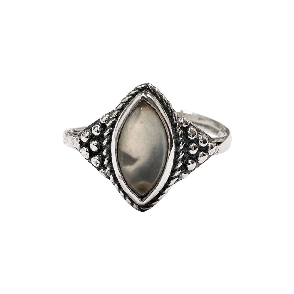 Silver-Plated Adjustable Ring (#01)