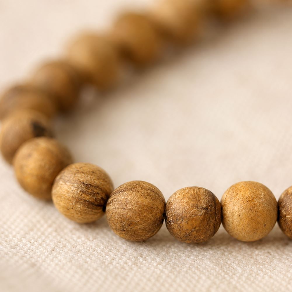 Palo Santo Wood Bracelet for Kids, 6mm Beads - image 3