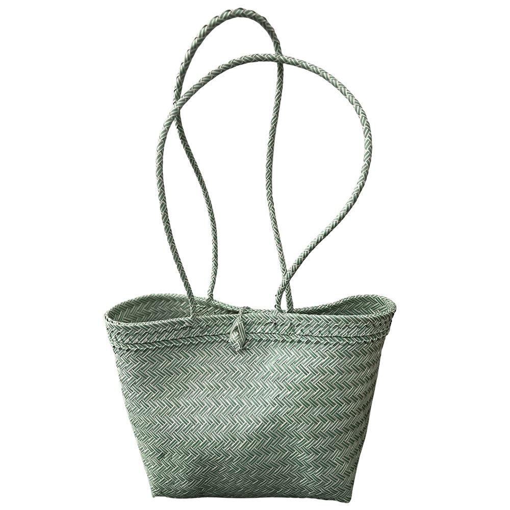 Recycled Plastic Woven Beach/Tote Long Strapped Bag, Large - image 10