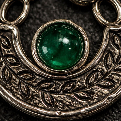 Silver-Plated Pendant (without Chain) (#09), 3x2cm