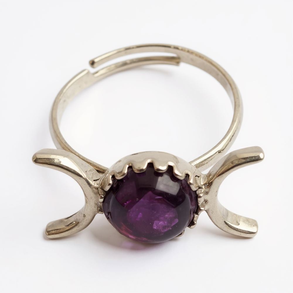 Adjustable Ring, 0.5cm Gemstone