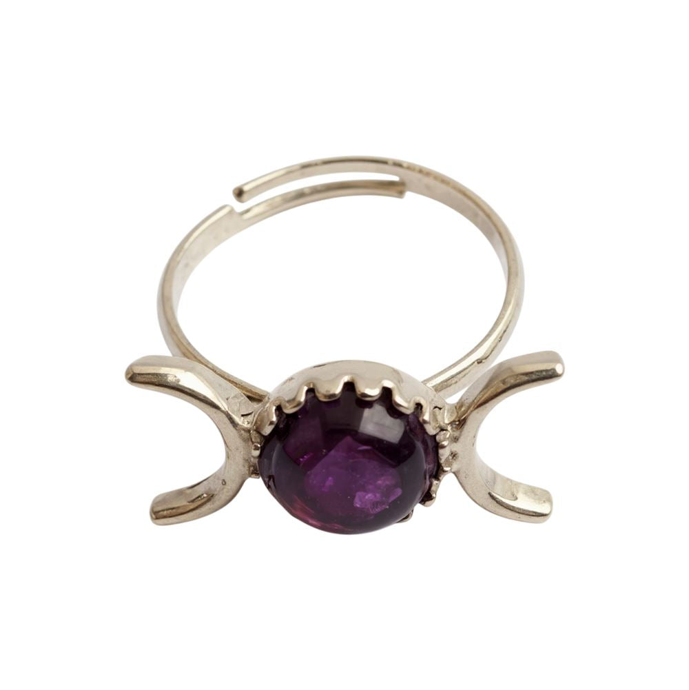 Adjustable Ring, 0.5cm Gemstone