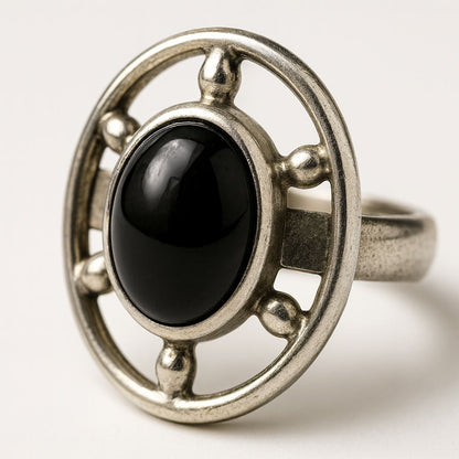 Silver-Plated Adjustable Ring (#13)