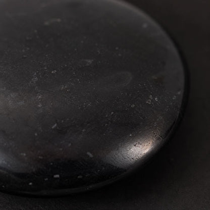 Worry Thumb Stone, Black Agate