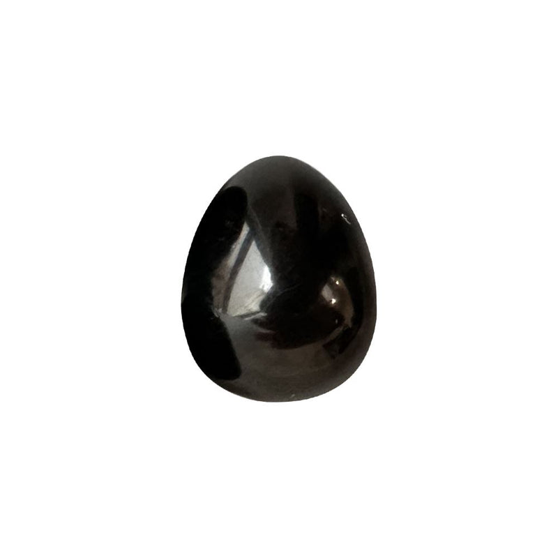 Mini Egg, 2x1.5cm, Black Obsidian