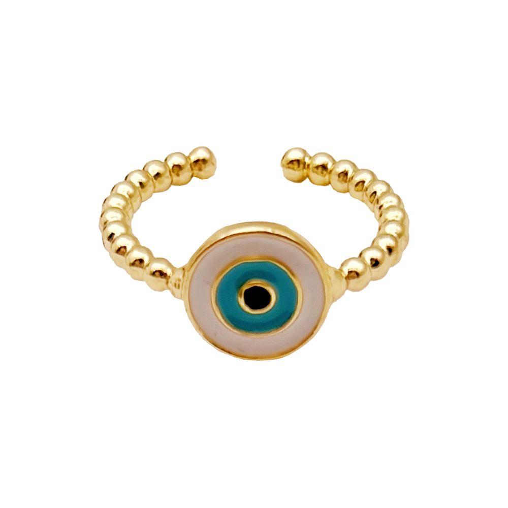 Evil Eye Ring, Gold, Orbis Eye