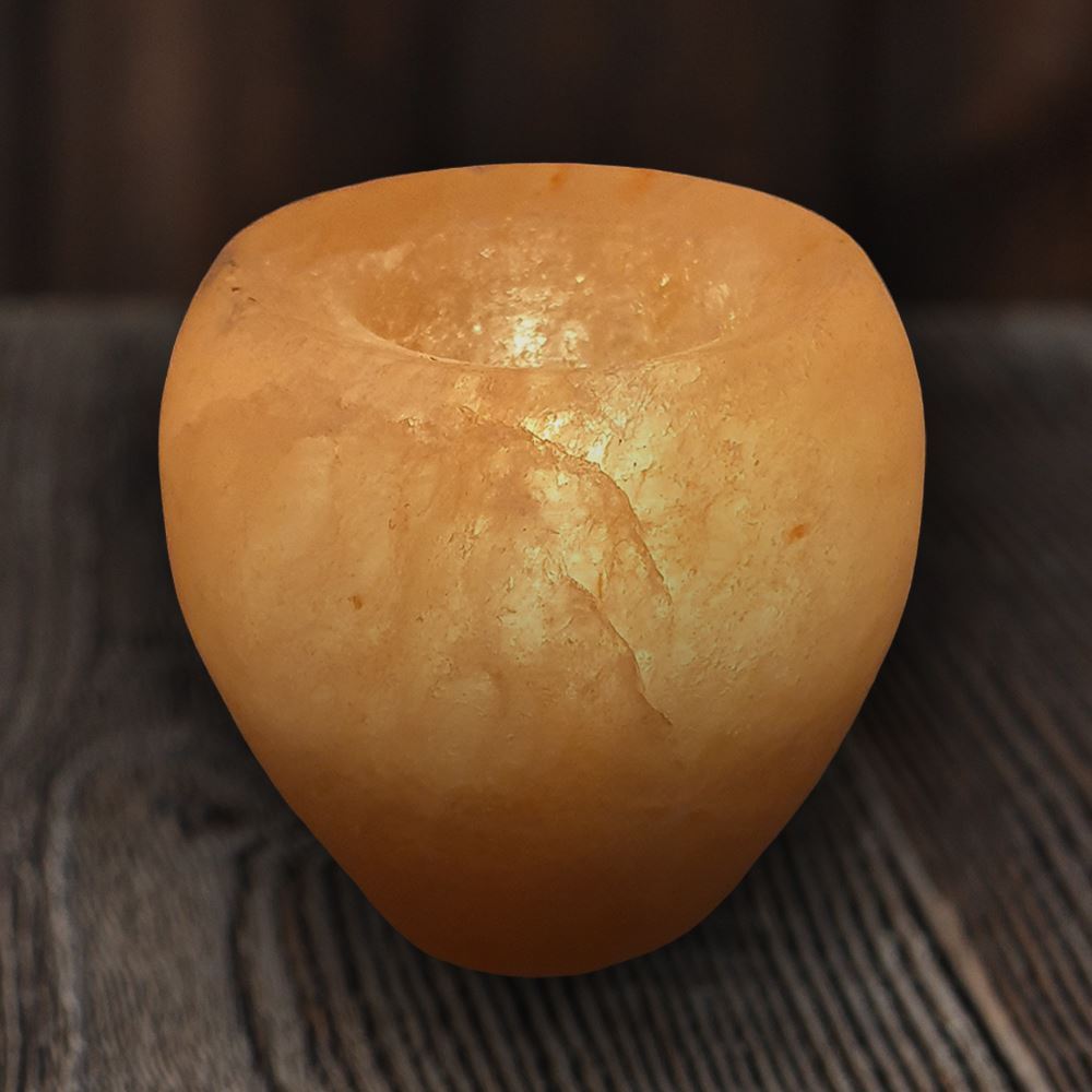 Himalayan Salt Rock Tealight Holder Small