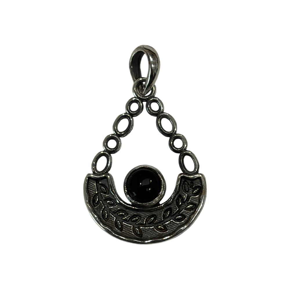 Silver-Plated Pendant (without Chain) (#09), 3x2cm