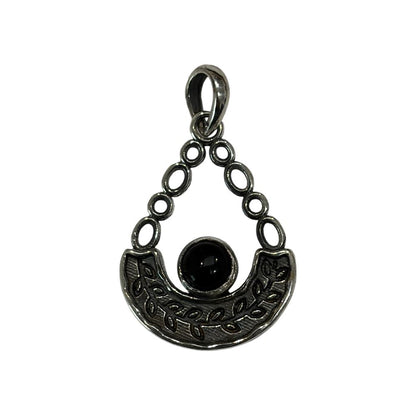 Silver-Plated Pendant (without Chain) (#09), 3x2cm