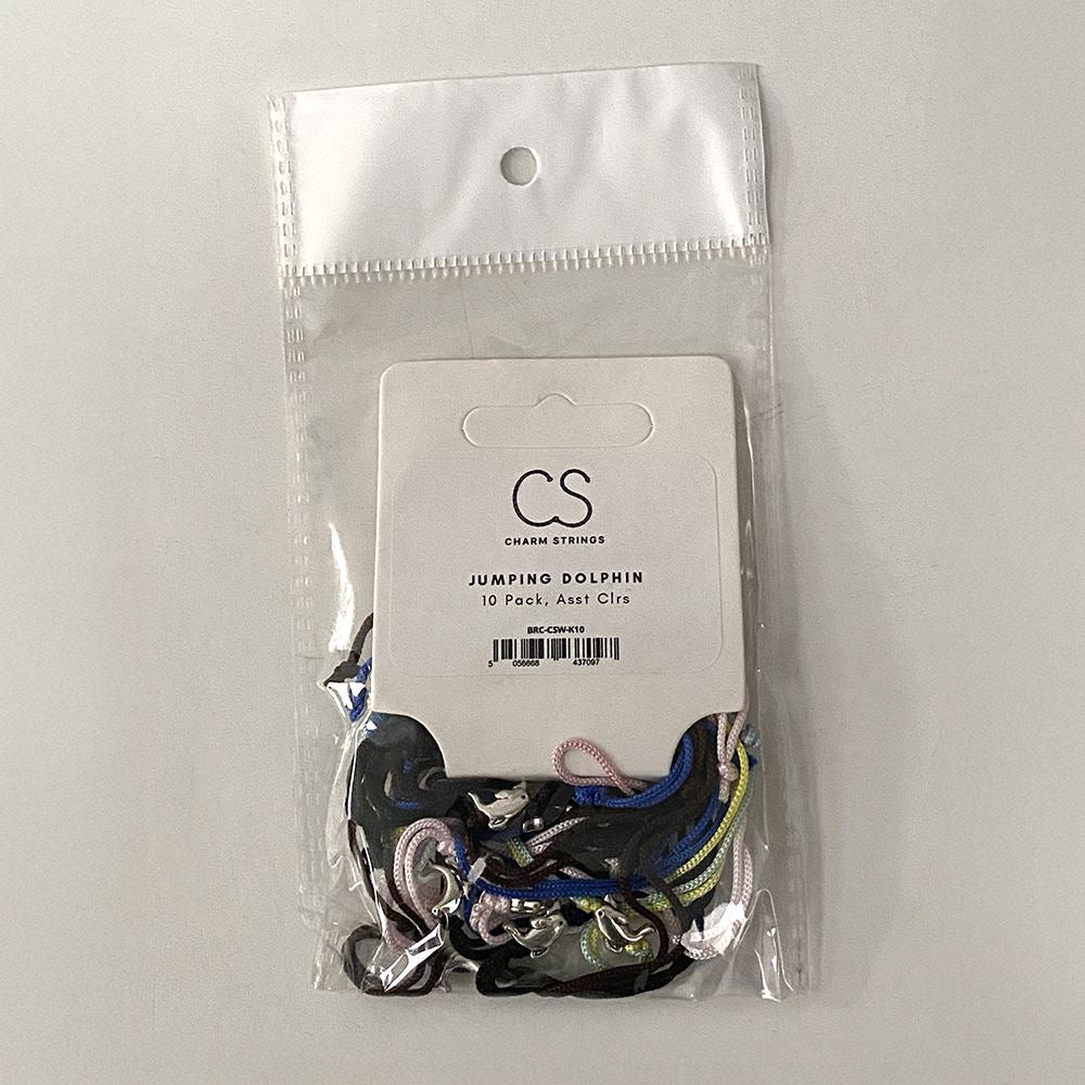 Charm Strings, Pack of 10, Assorted Colours