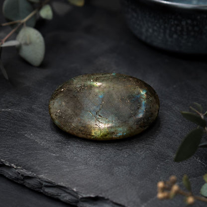 Worry Thumb Stone, Labradorite