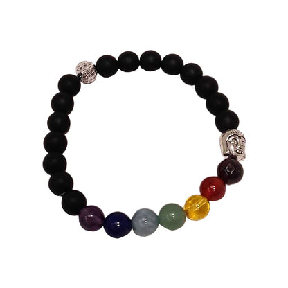 Antique Buddha Bracelet, 7 Chakra