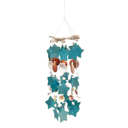 Capiz & Seashell Wind Chime, 55cm Hanging Height