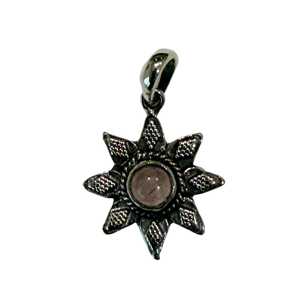 Silver-Plated Pendant (without Chain) (#04), 1.5x1.5cm